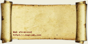 Jana Bogatinčević vizit kartica